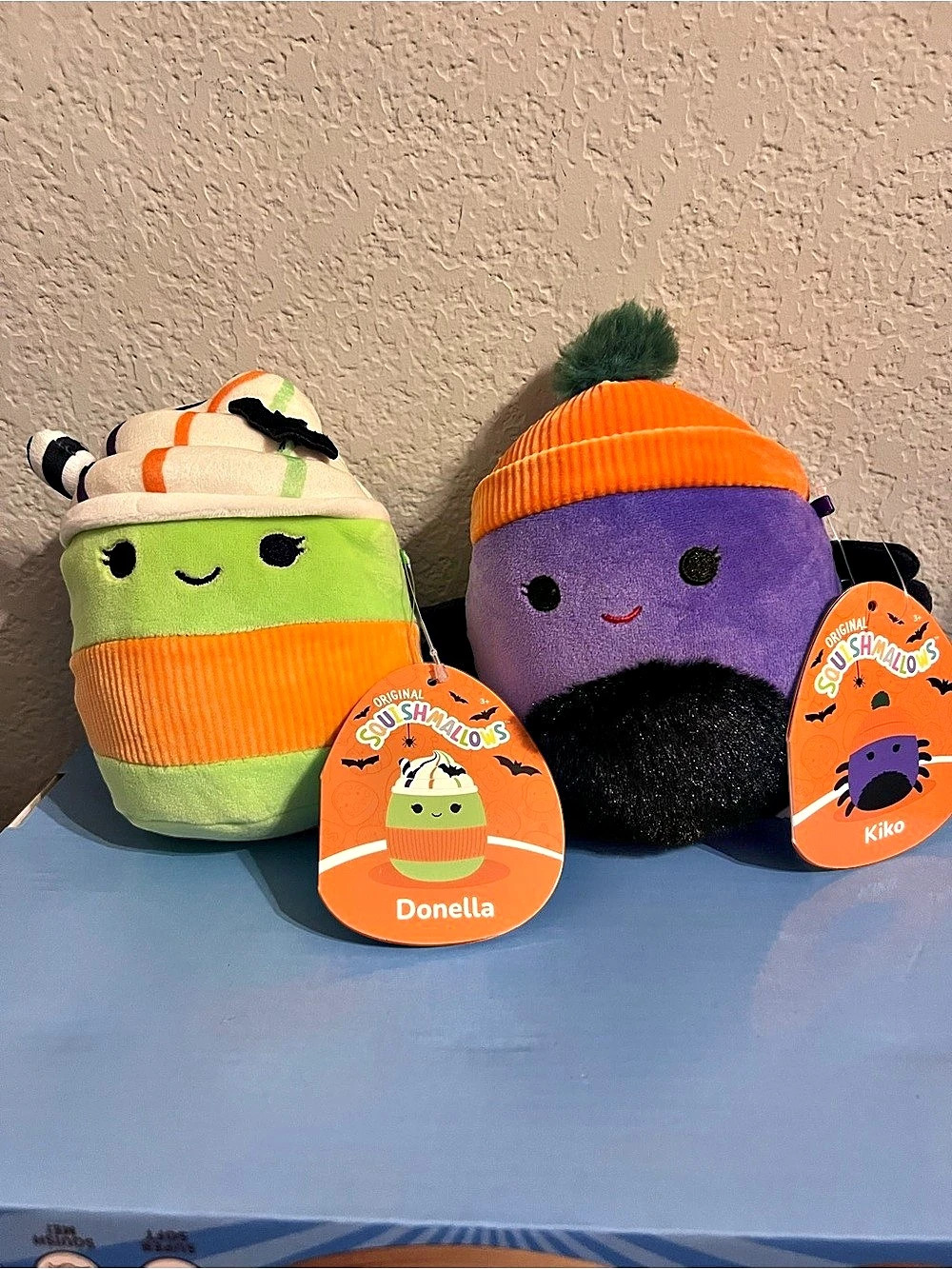 2 pack of Halloween Squishmallows Donella the Latte and Kiko the Spider 🕷️🧋